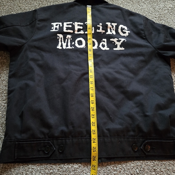 Dickies Insulated Eisenhower Front Zip Jacket - Black, Size L - Picture 13 of 14